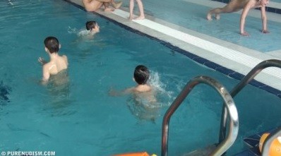 Poolside activities 1 Full HD - Nudism helps us accept ourselves and others