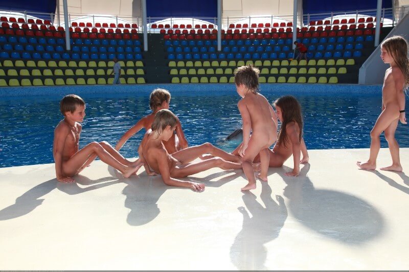 Swimming dolphins photo gallery - Naturism teaches respect for the natural world and for others