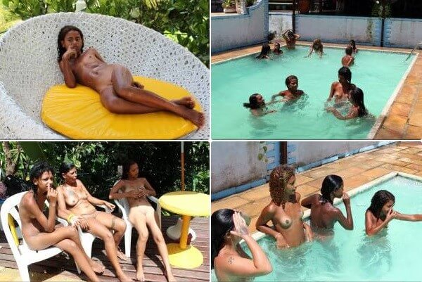Brazil Pool Sunbath photos - In ancient times, sports were practiced in the nude