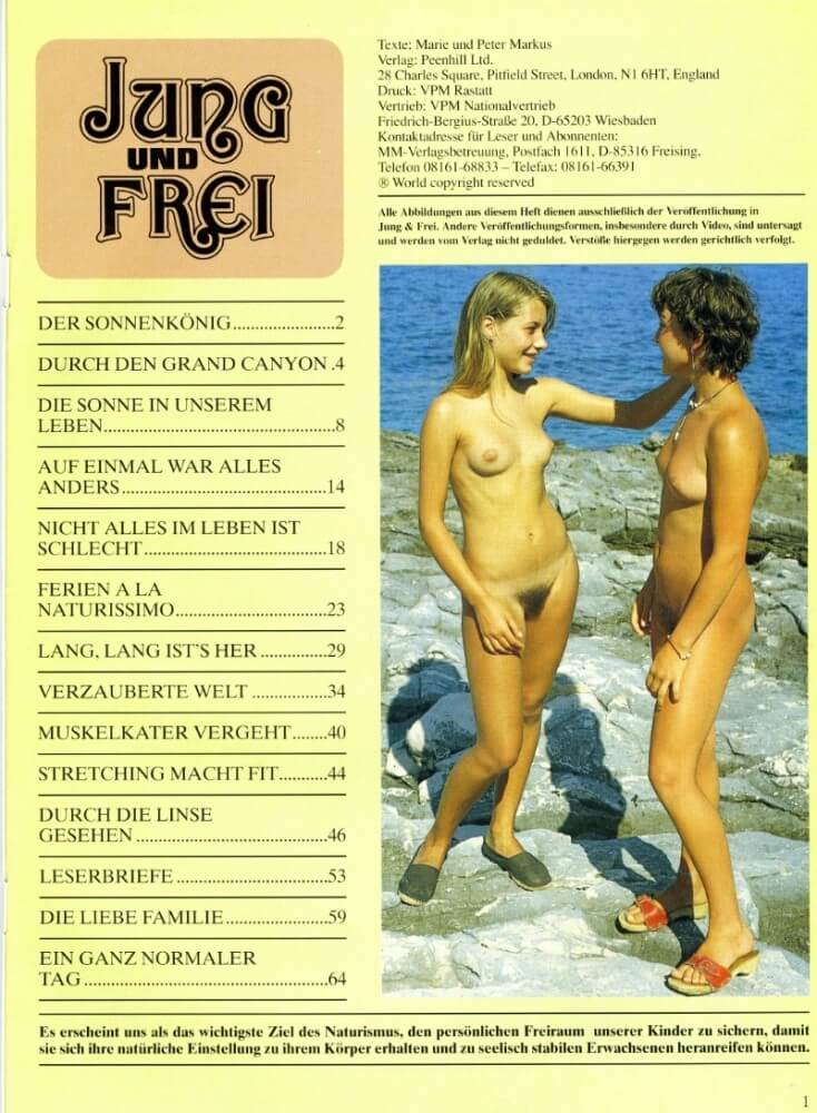 Jung und Frei Nr 76 - Lightheartedness and ease are characteristic features of the practice of nudism and naturism