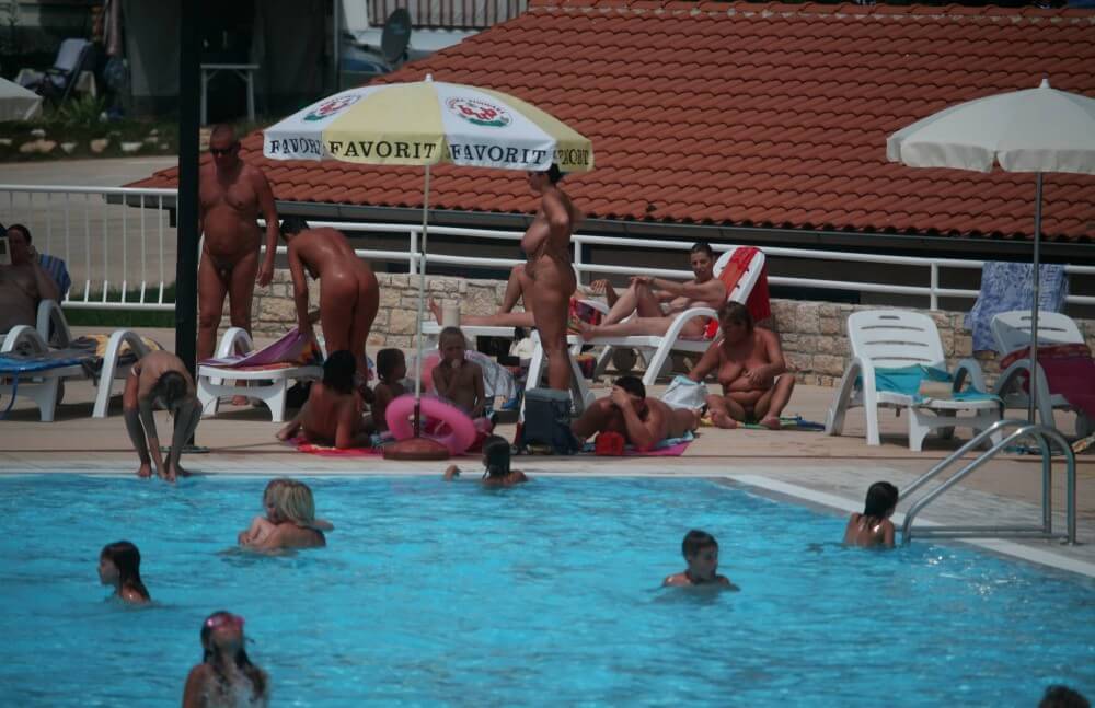Naturist Pool Observation pics - The practice of naturism helps build trust and honesty among people