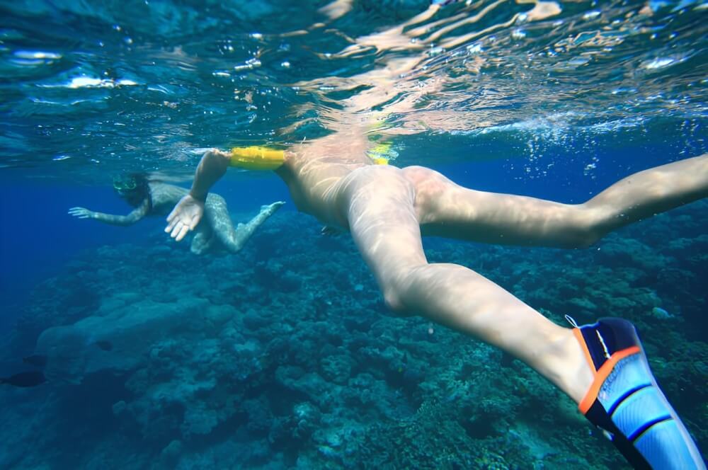 Nudism on the Red Sea photo gallery - Such nudist practices help break down prejudices