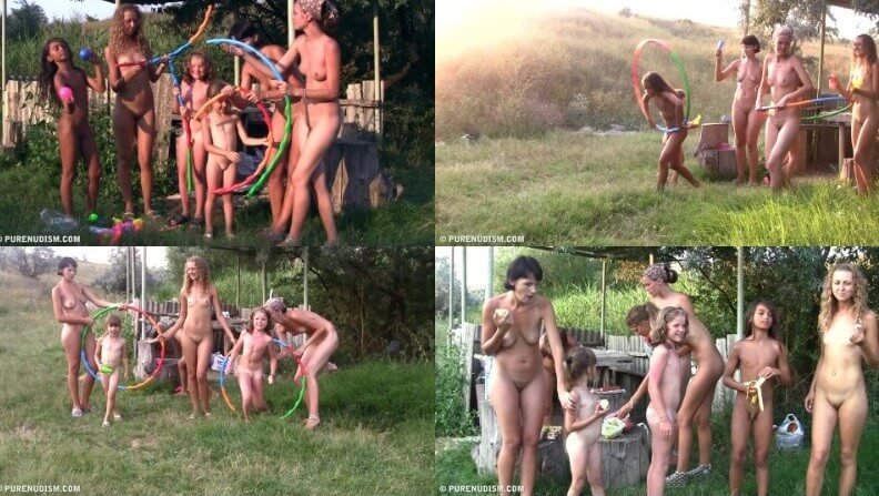 Countryside lounging 2 Full HD video - Nudism helps to overcome shyness and insecurities