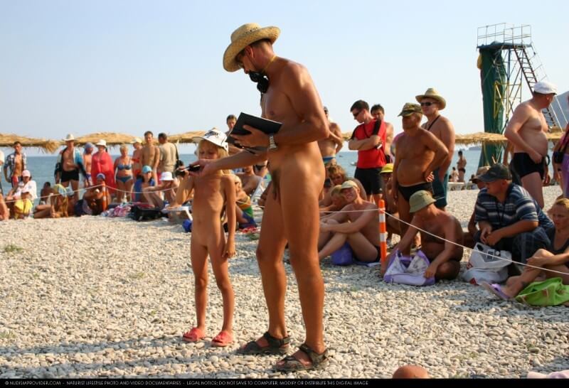 Naturist Pageant Line Up photos - Nudism promotes psychological and physical well-being