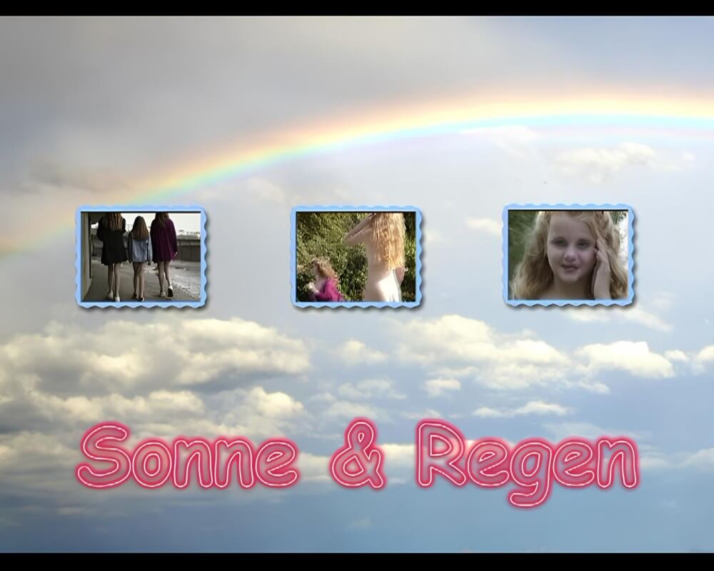 Naturistin: Sonne und Regen - Looking at the sun and my own naked body