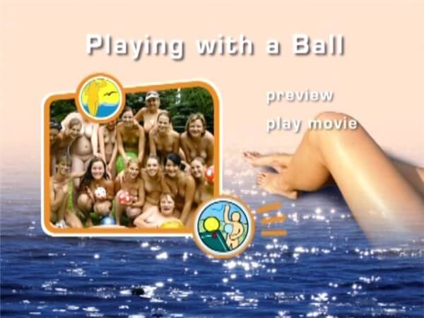 Naturist Freedom: Playing with a ball - The nature of nudism provides strength and inspiration