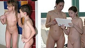 In the pool photos - Nudism teaches you to appreciate the present