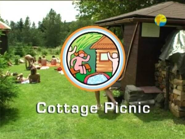 Naturist Freedom: Cottage Picnic DVD - Naturists value a simple life