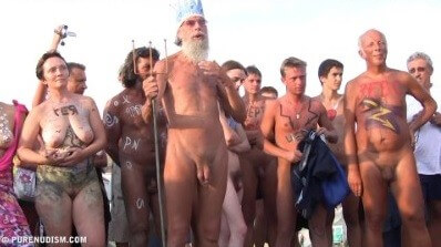 Cool Day At The Beach 5 - People find in this a way to understand that the naked body is part of nature and its beauty