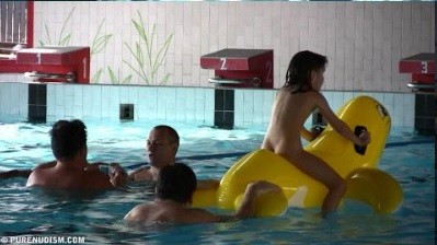 Floating On Our Rafts 1 - A love for the sun and fresh air are important values for naturists