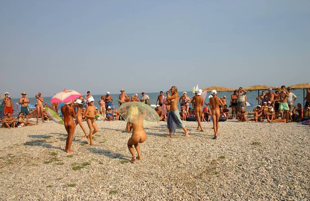 Ribbon and Umbrella Dance pics - Naturism and nudism as a path to inner freedom, harmony, and acceptance