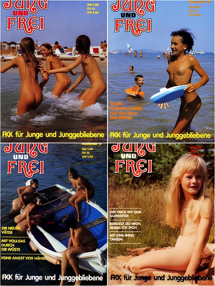 Jung und Frei Nr 9-12 - Naturists value a simple life