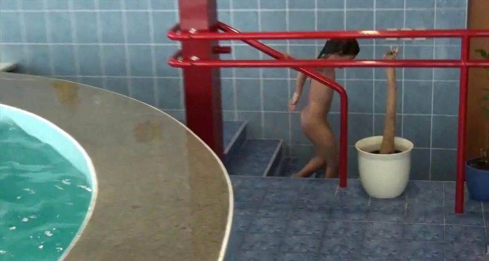 Indoor Swim Exercise - Nudism promotes psychological and physical well-being