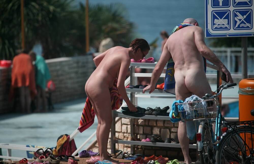 Pool Arrivals and Departures pics - Naturism and nudism are a philosophy of respect