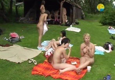 Naturist Freedom: Cottage Picnic - Nudity is perceived as a natural expression of life