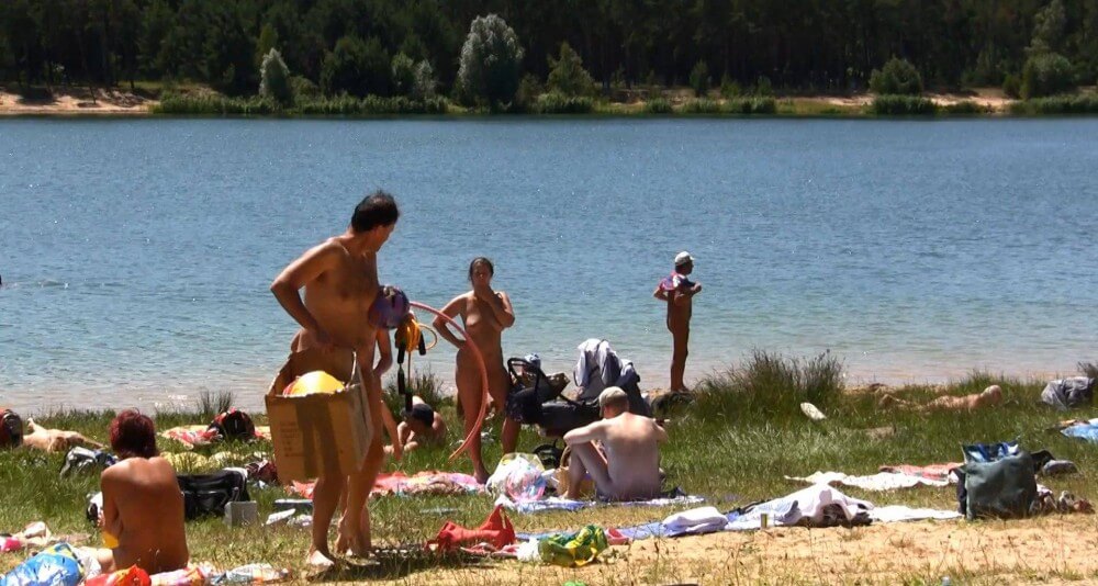 Lakeside Forest Camp 1 Full HD - A naked persons soul is visible through their body