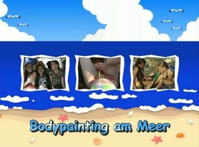 Naturistin: Bodypainting am Meer - Overcoming shame and awkwardness when taking off clothes