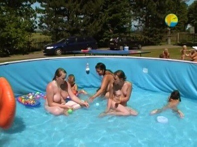 Naturist Freedom: Merry Pool upd - Taking Off Ones Clothes