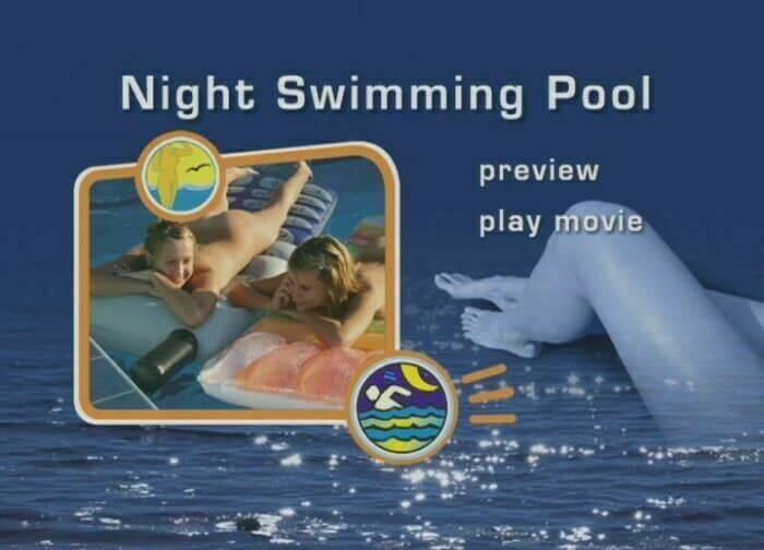 Naturist Freedom: Night swimming pool - Nudism is freedom without limits